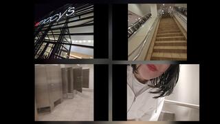 ASMRING to The Wet And Messy Toilet Stall and Then Making It Wet W Spit