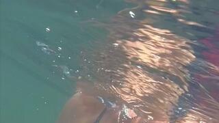 Carissa freediving at the Island part two: slow motion date