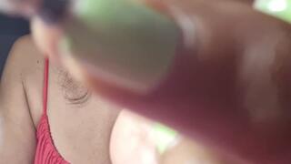 Super Snotty Sneeze Sick Sneezy Giantess Shoots Snot Rockets on tiny people covering them in boogers and making them pick and clean her nose for her 720p