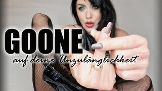 Goone auf deine Unzulänglichkeit