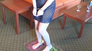 Cera - Handcuffed and Shackled Grape Crushing (MP4)