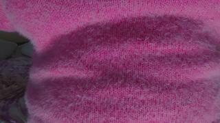 Desperate Leak: Sweater Soaked in White Panties