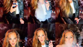 POV - Smoke in your face - Eye Contact - Dunhill White 100