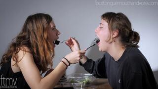 Eating With Bare Feet Under The Table