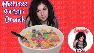 Mistress Sortari decides the ingredients ... Mistress’s breakfast rules