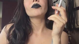 Watch me smoke, if you can handle this stare