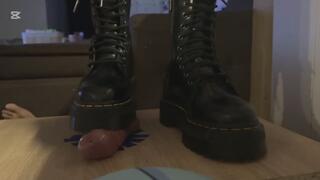 Special request, custom clip of Mistress Lumy with her powerful boots of Dr Martens
