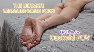 Cuckold POV with dirty soles - C4S exclusive!