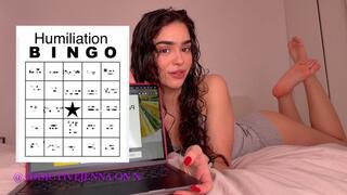 Humiliation Bingo | Femdom Game | Slave Training | degrading tasks