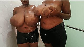 Maja meets Kristina & Jane Part 4 - a Hot Titplay in the Shower with Kristina & Jane (Clip No 2869 - wmv version)