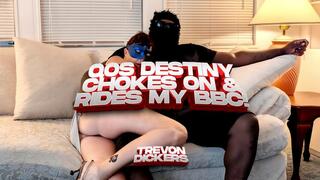 QOS Cougar Destiny Star Gags On & Rides BBC