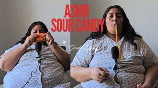 SSBBW Eating Sour Candies