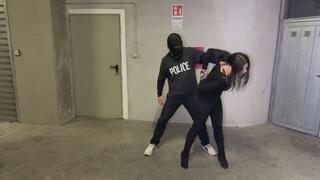 An hard arrest for business girl Beatrix