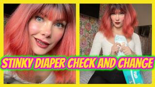 Stinky Diaper Check And Change In Front Of Friends
