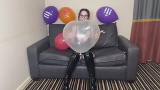 Cigarette balloon pop!