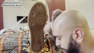 Feet worship in NYC and cumshot