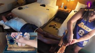 ATHfeet Locked in His Own Stocks… and Macy Divine Shows NO Mercy