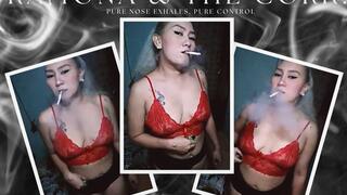 Ramona & the Cork: Pure Nose Exhales, Pure Control - Smoking Cork Marlboro