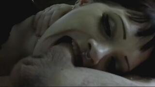 Goth MILF Facefucked by Big Midwestern Cock