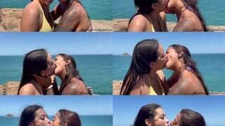 KYARA AND HER BIG TONGUE AT THE BEACH - TOP GIRLS KYARA AND HER FRIEND - NEW MR NOV 2025 - FULL VERSION