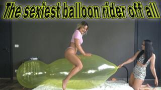 The sexiest balloon rider of all