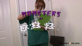 Hot Sperm Bank Nurses Get A Massive Facial Cum Deposit