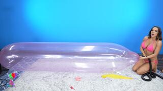 Sophie's Large Balloon Machine Popping 4K (3840x2160)