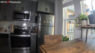 MYA Paired With Nerd For Hand Measuring Assignment