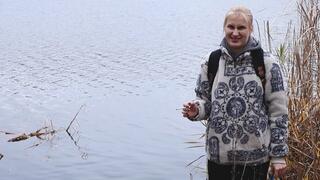 Lake, cigarettes, trash, and Domestos