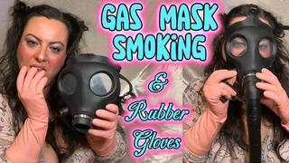 Sensual Domination ASMR: Gas Mask Worship & Purple Glove Tease With Goddess Malory