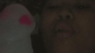 Sucking dildo (Kitty)