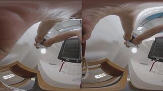 3DVR180 LELE POV crushes and humiliates the dwarves beneath their feet