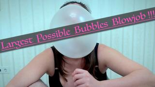 Colossal Bubbles N Cum on Tits Blowjob: Bubblegum N Your Cum
