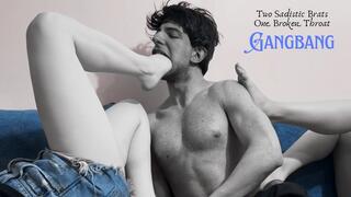 Foot Gagging Overload: Tied Up & Throat-Fucked by Asteria + Helia’s Filthy Feet