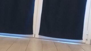 JUMPING THE ROPE IN HIGH HEELS AND LACEY PANTYHOSE