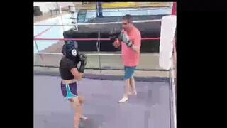 Muay Thai Gym Fight: Brutal High Kicks to His Face (Real Impact)