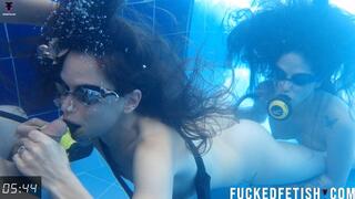 WMV Premier Part 1 Threesome underwater Scuba oralsex Yessica Bunny Helen Star 741