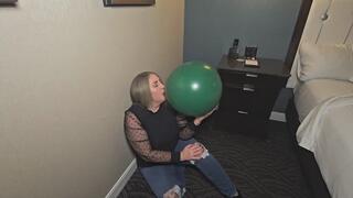 Kneeling Floor Inflation: Massive Green Balloon B2P