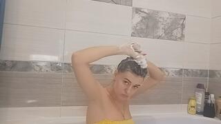 The shampoo on my head reminds me of your sperm PART 2