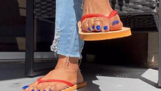 Flip Flop Public Tease