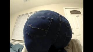 part 3- "MY ASS IS TOO BIG FOR THESE TIGHT JEANS! LOOK AT IT! NOW SNIFF THIS RUMBLER!" (SOOOO HOT!)