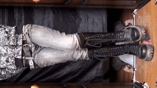 I can crush your floor-face using my high Doc Martens boots, flo310x 1080p