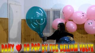 Dany loves to pop y the helium valve