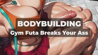 BODYBUILDING - GYM - Muscular Futa Breaks You in the Gym After Hours - 6’3” ripped futa goddess catches you staring, spots your bench… then pounds your hole until your legs give out
