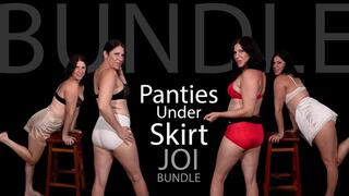 Satin Panties Under My Skirt JOI- High-Waisted Panty Fetish Bundle - Kylie Jacobsx - MP4 1080p HD