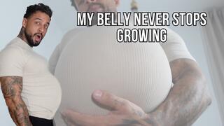 My belly never stops growing - Lalo Cortez