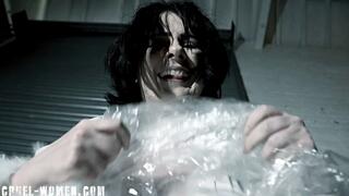 Black Widow Part 4 - punished and locked into her morgue *wmv*