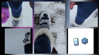 Let It Snow ASMRING In The Fresh White Snow w Fun Snow Day Outdoor Activities