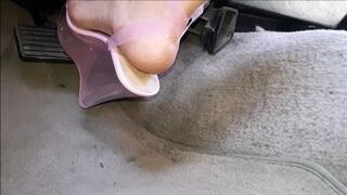 Sexy clear wedges sandals