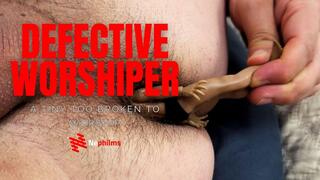 GIANT BRUNO BREAKS IN HIS DEFECTIVE LITTLE WORSHIPPER SUB